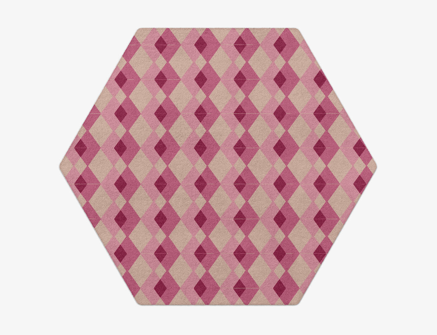 Femina Geometric Hexagon Hand Tufted Pure Wool Custom Rug by Rug Artisan