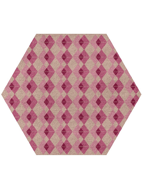 Femina Geometric Hexagon Hand Tufted Pure Wool Custom Rug by Rug Artisan
