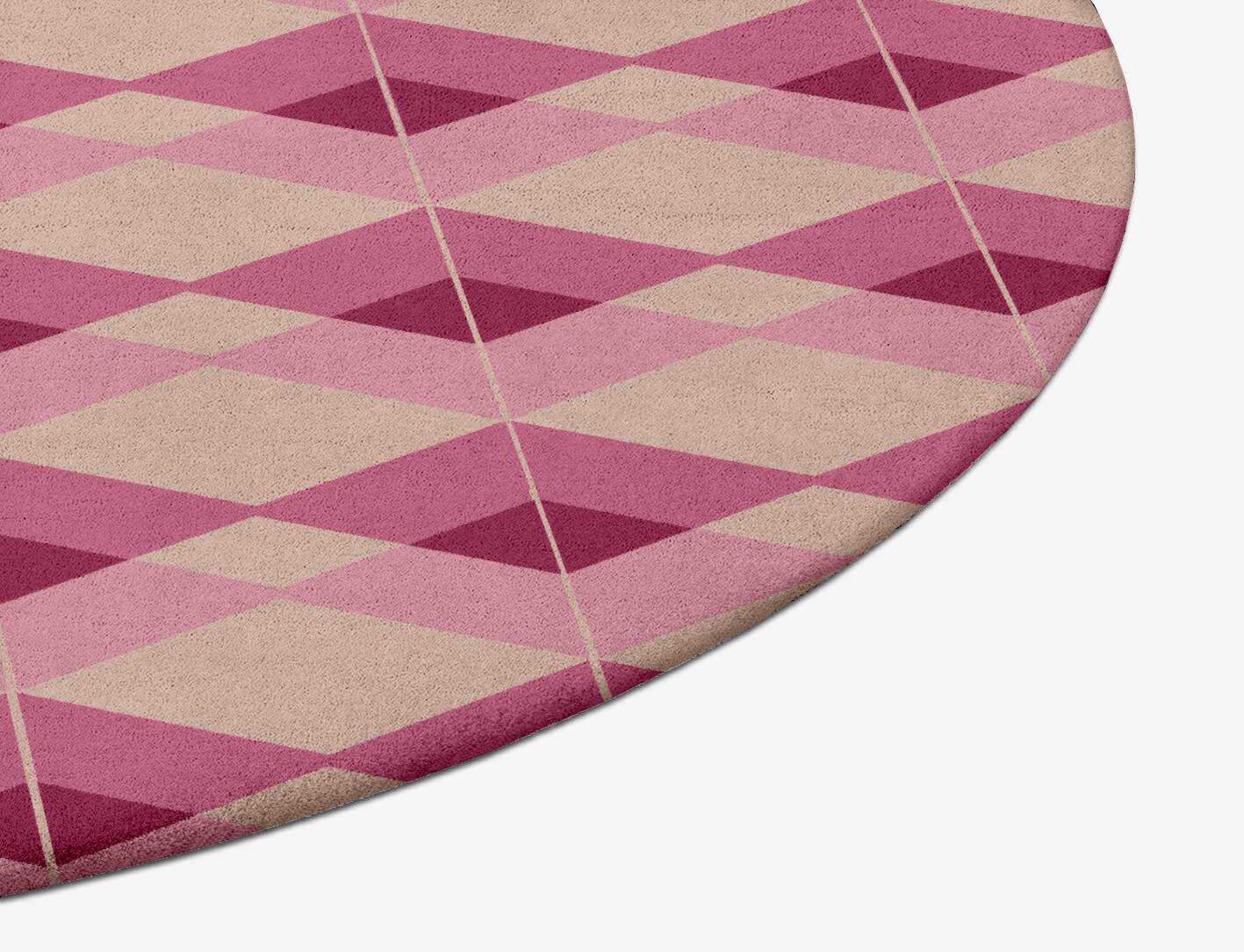 Femina Geometric Oval Hand Tufted Pure Wool Custom Rug by Rug Artisan