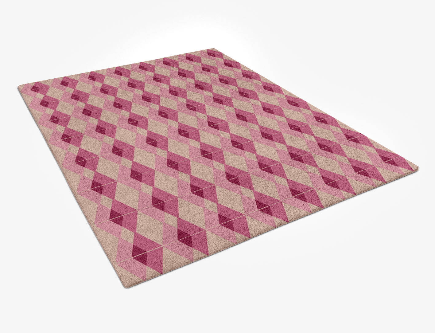 Femina Geometric Rectangle Hand Tufted Pure Wool Custom Rug by Rug Artisan
