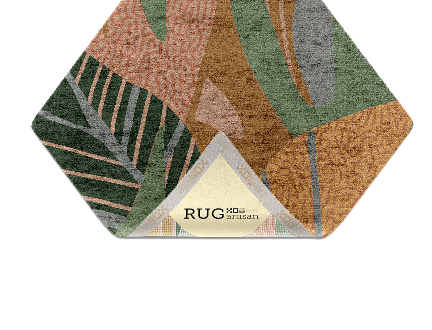 Ficus Field of Flowers Diamond Hand Knotted Bamboo Silk Custom Rug by Rug Artisan