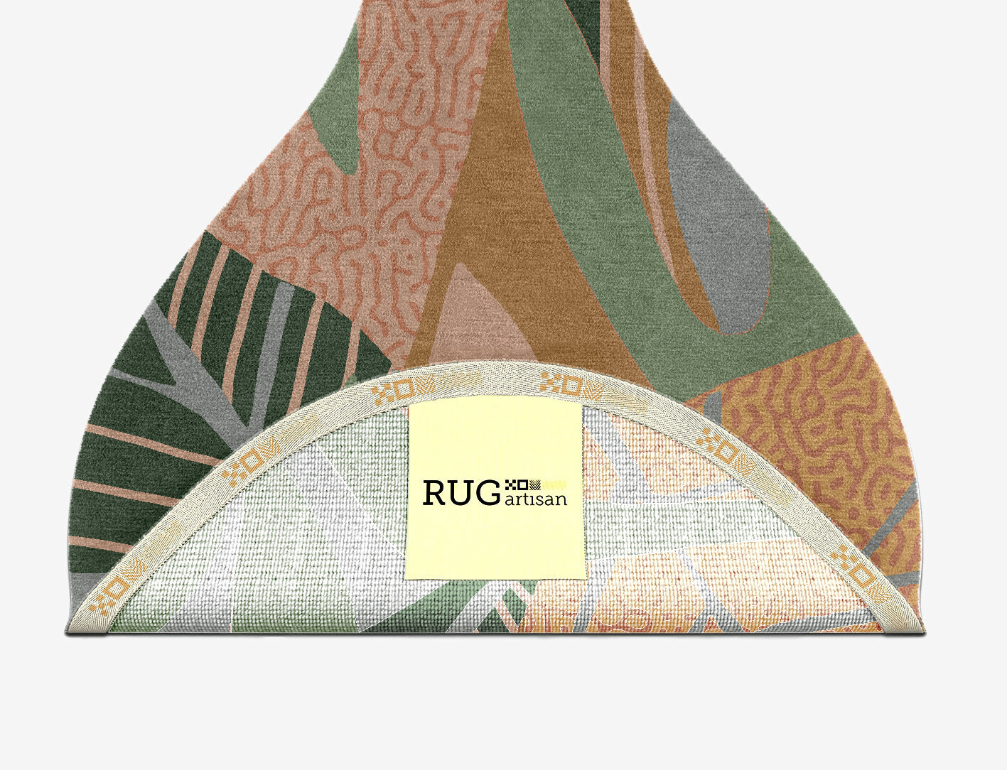 Ficus Field of Flowers Drop Hand Knotted Tibetan Wool Custom Rug by Rug Artisan