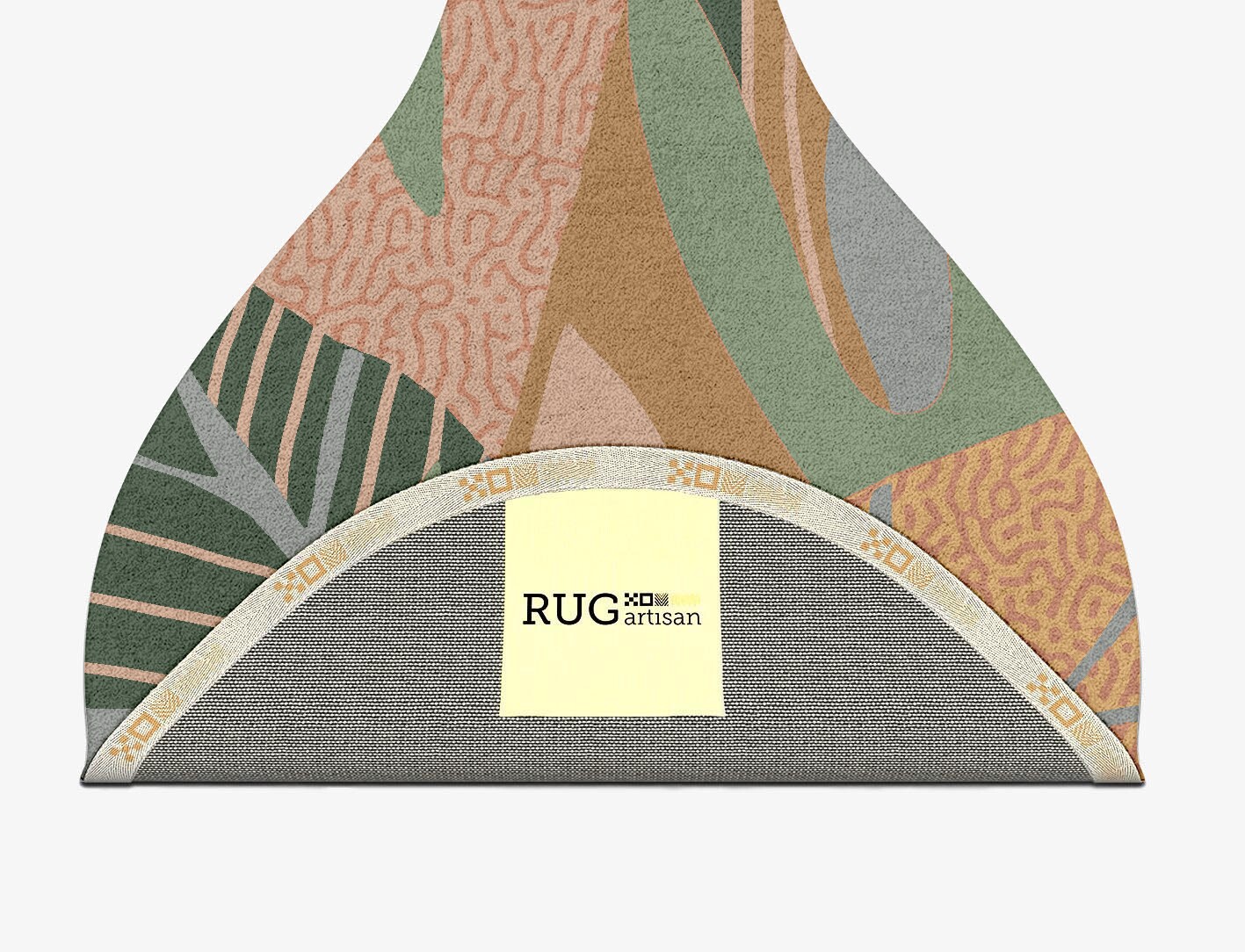 Ficus Field of Flowers Drop Hand Tufted Pure Wool Custom Rug by Rug Artisan