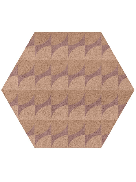 Fiddle Geometric Hexagon Hand Tufted Pure Wool Custom Rug by Rug Artisan