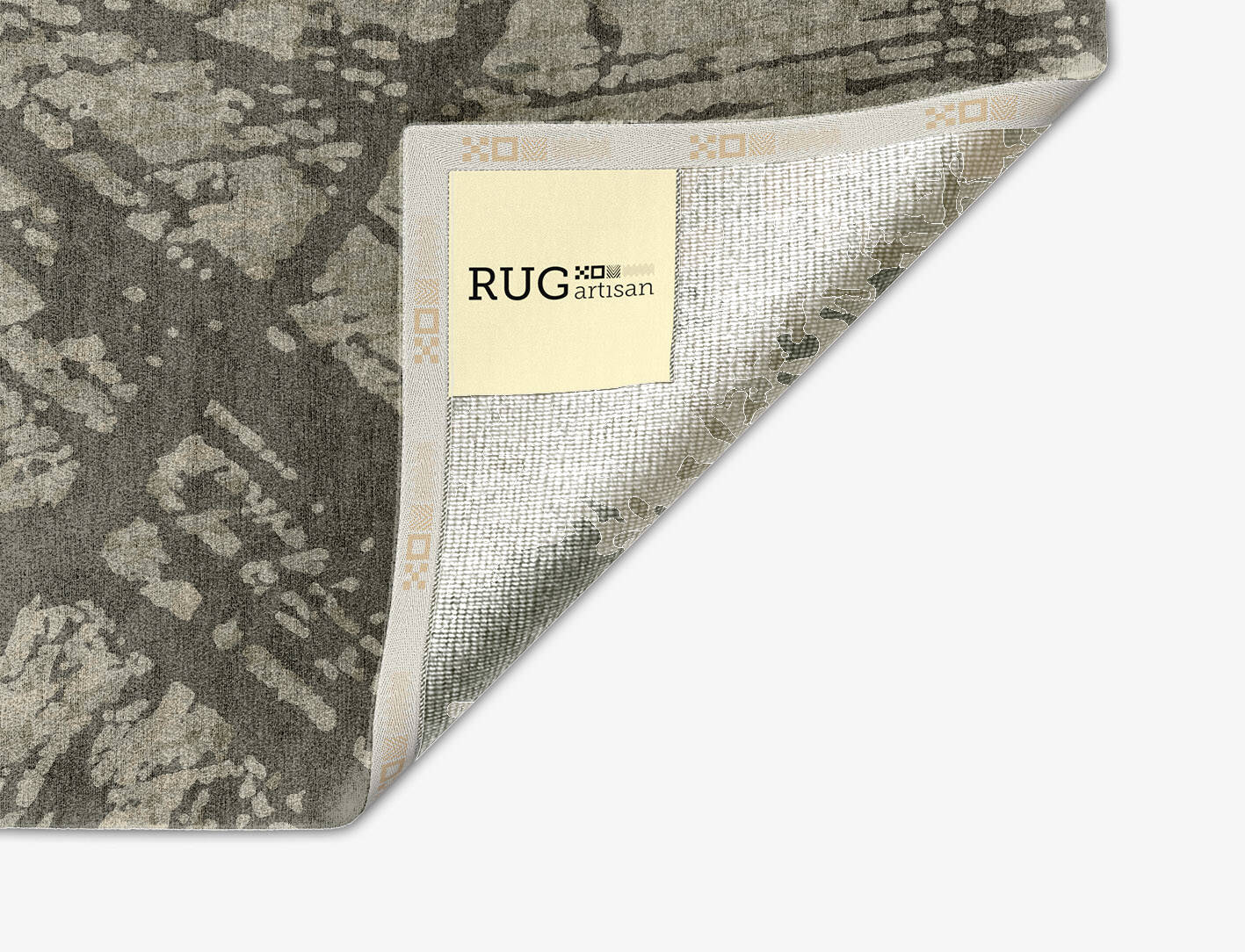 Fine Lines Brush Strokes Arch Hand Knotted Bamboo Silk Custom Rug by Rug Artisan