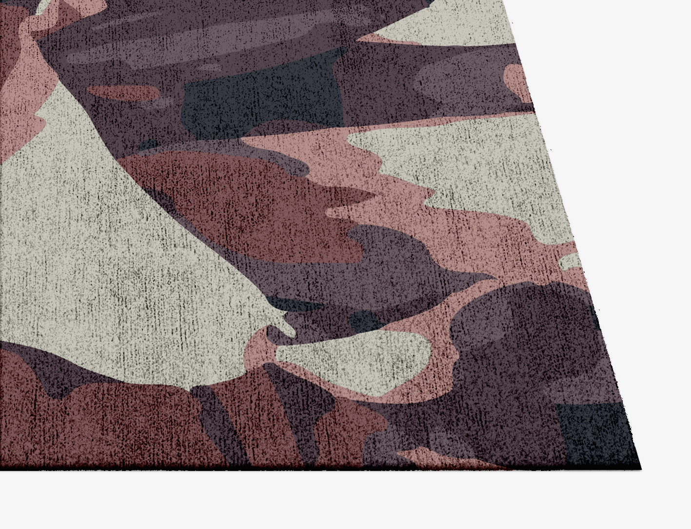 Fiorella Floral Square Hand Knotted Bamboo Silk Custom Rug by Rug Artisan