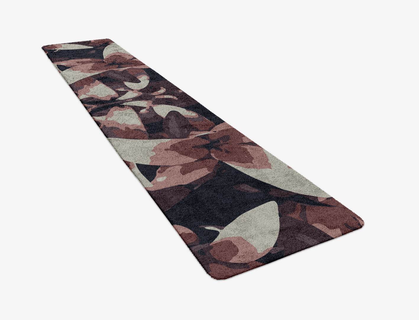 Fiorella Floral Runner Hand Tufted Bamboo Silk Custom Rug by Rug Artisan