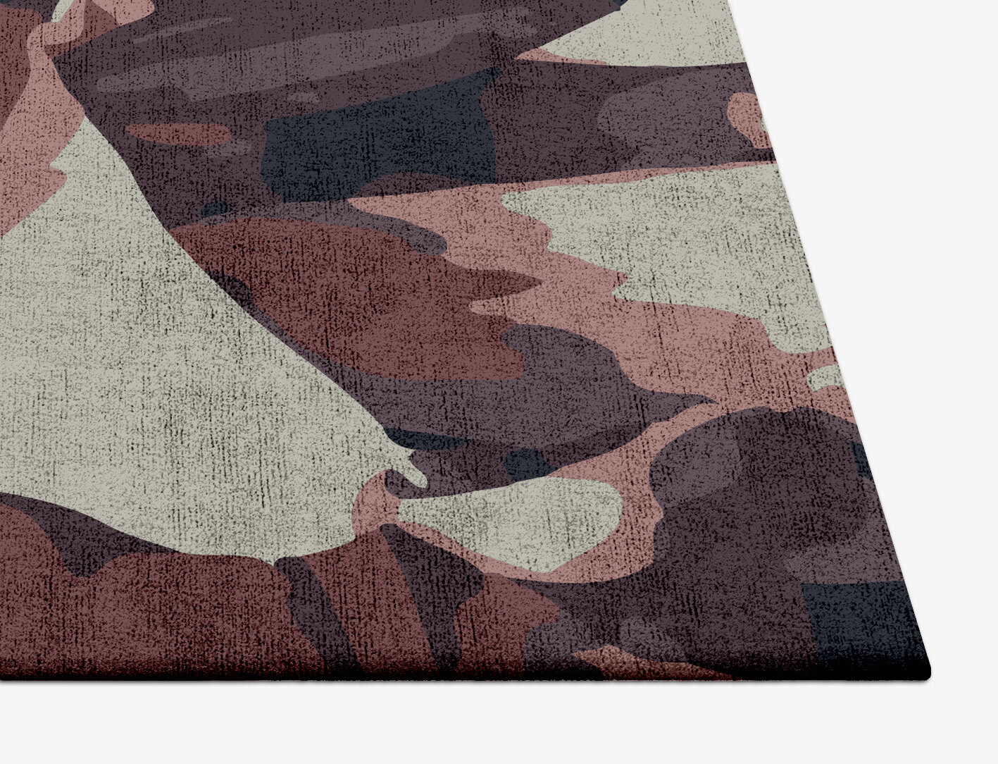 Fiorella Floral Square Hand Tufted Bamboo Silk Custom Rug by Rug Artisan