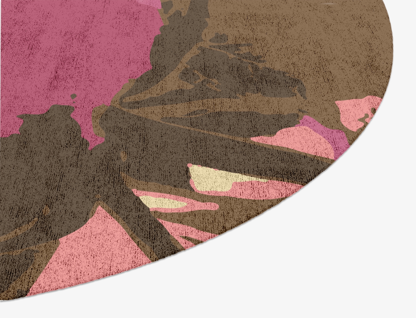 Flaxen Floral Oval Hand Knotted Bamboo Silk Custom Rug by Rug Artisan