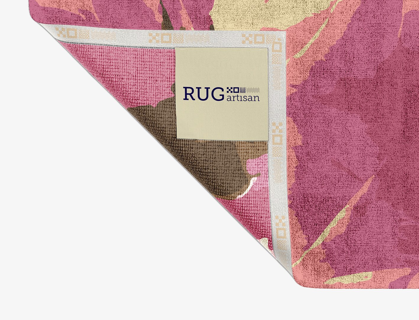 Flaxen Floral Rectangle Hand Knotted Bamboo Silk Custom Rug by Rug Artisan