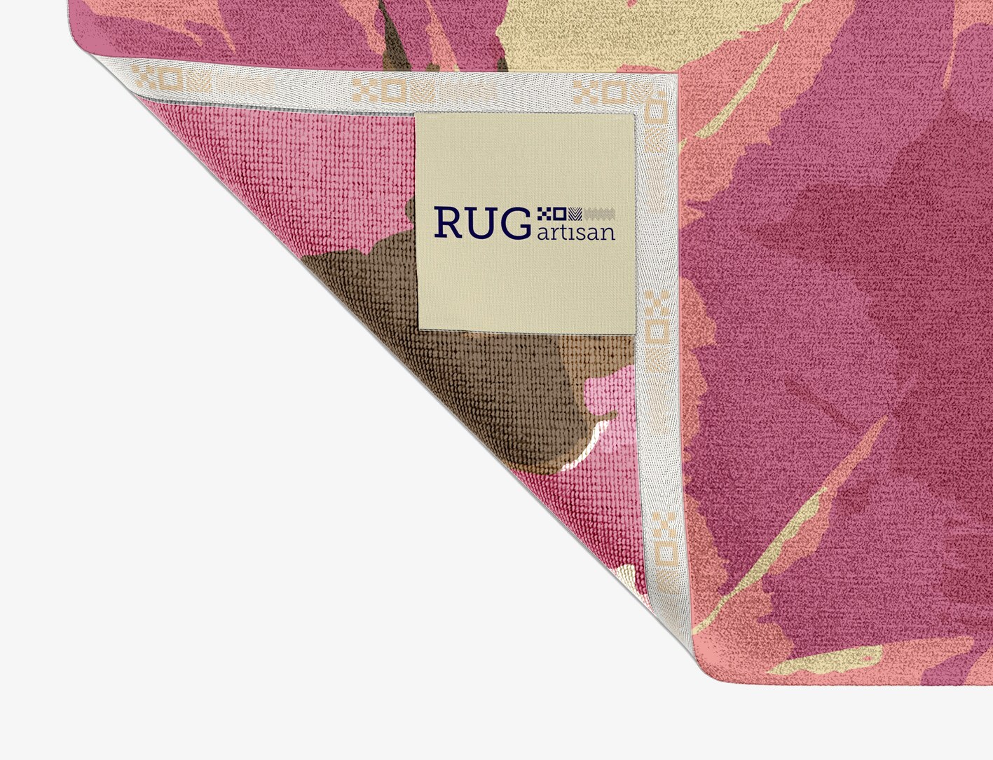 Flaxen Floral Rectangle Hand Knotted Tibetan Wool Custom Rug by Rug Artisan