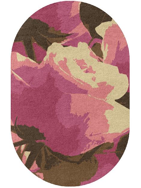 Flaxen Floral Capsule Hand Tufted Pure Wool Custom Rug by Rug Artisan