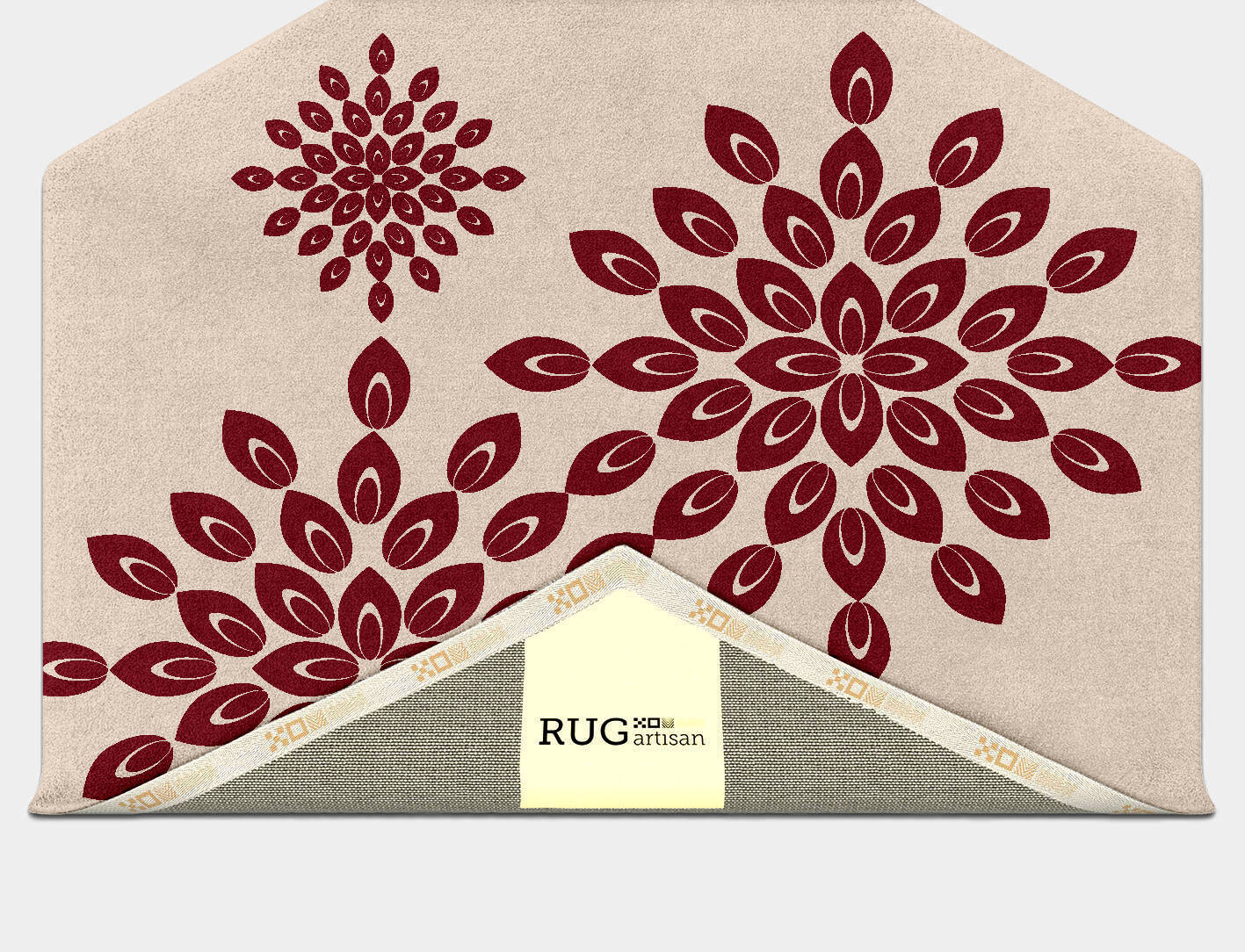 Fleur Kids Hexagon Hand Tufted Pure Wool Custom Rug by Rug Artisan