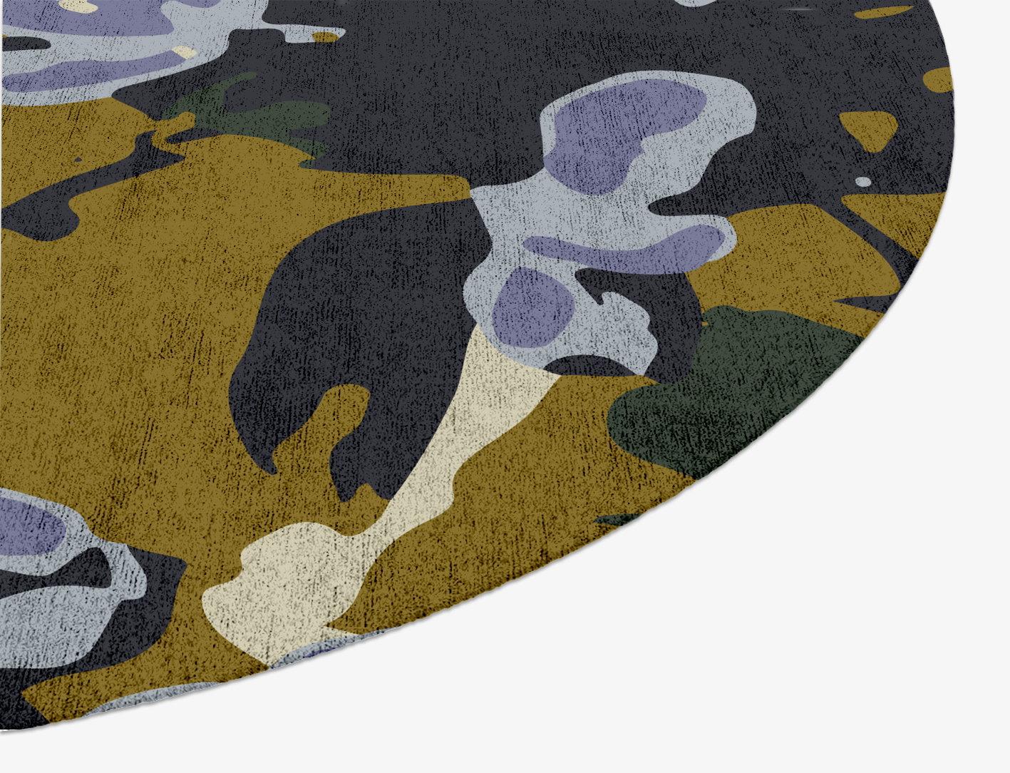 Flora Floral Oval Hand Knotted Bamboo Silk Custom Rug by Rug Artisan