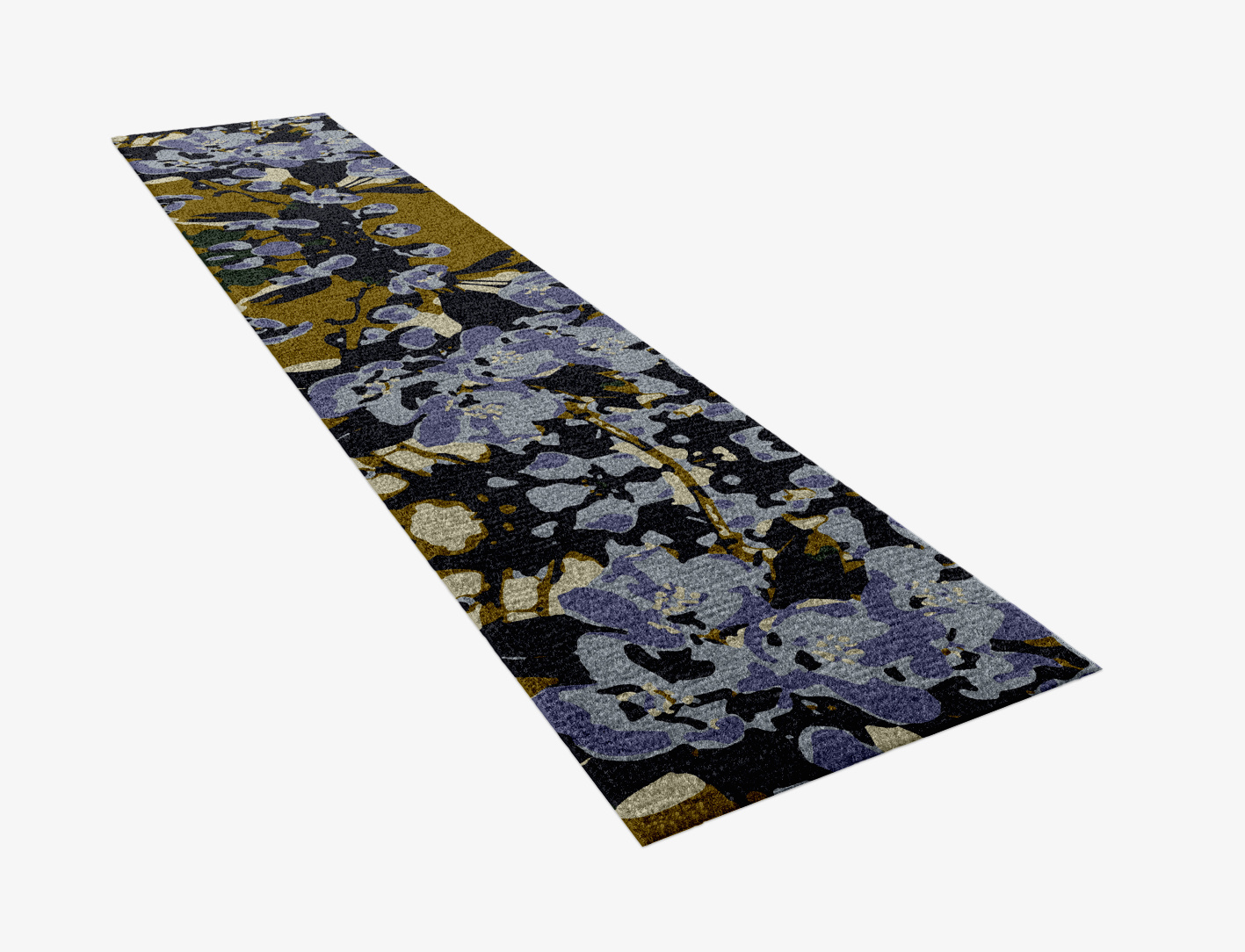 Flora Floral Runner Hand Knotted Tibetan Wool Custom Rug by Rug Artisan