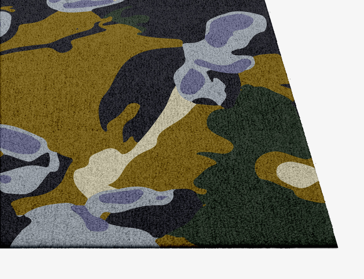 Flora Floral Square Hand Knotted Tibetan Wool Custom Rug by Rug Artisan