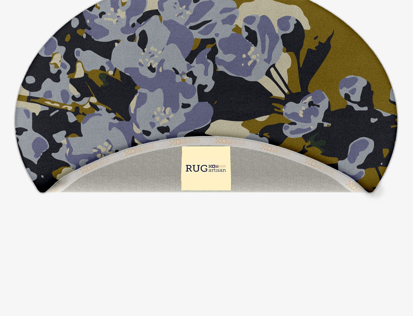 Flora Floral Oval Hand Tufted Pure Wool Custom Rug by Rug Artisan