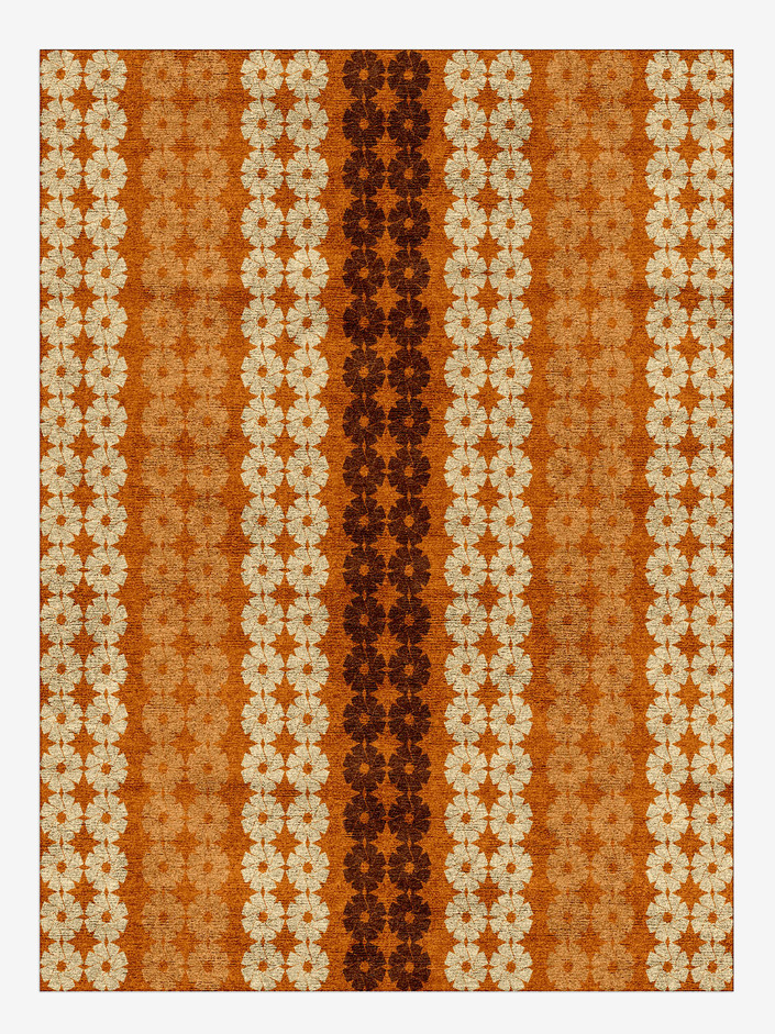Floralite Modern Geometrics Rectangle Hand Knotted Bamboo Silk Custom Rug by Rug Artisan