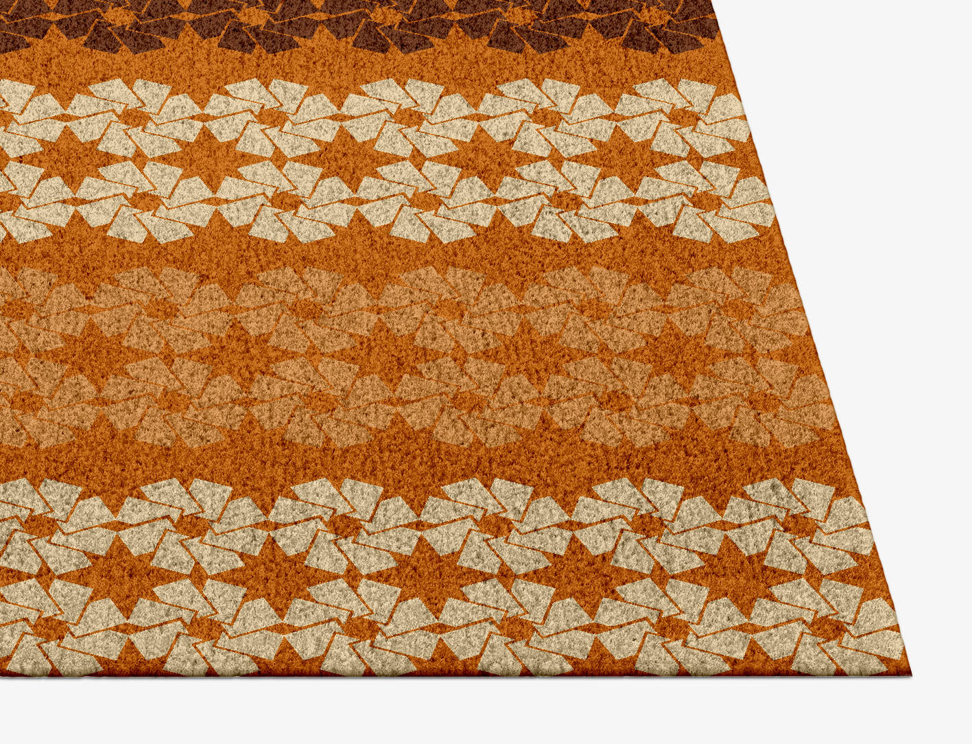 Floralite Modern Geometrics Rectangle Hand Knotted Tibetan Wool Custom Rug by Rug Artisan