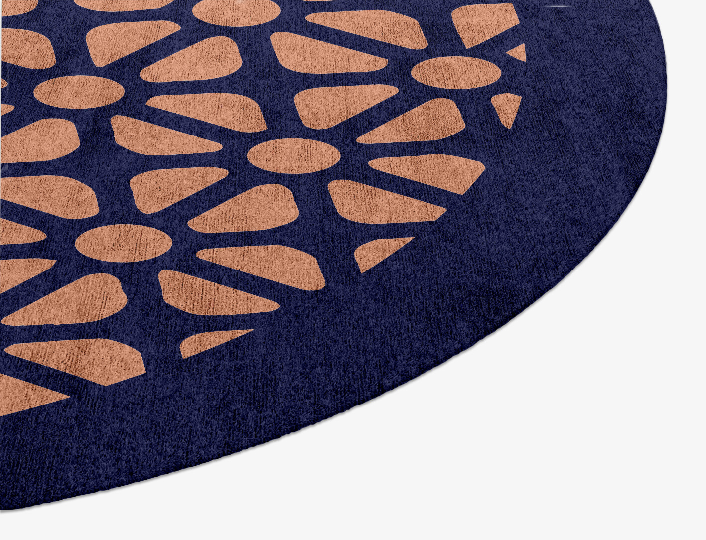 Floreale Geometric Oval Hand Knotted Bamboo Silk Custom Rug by Rug Artisan