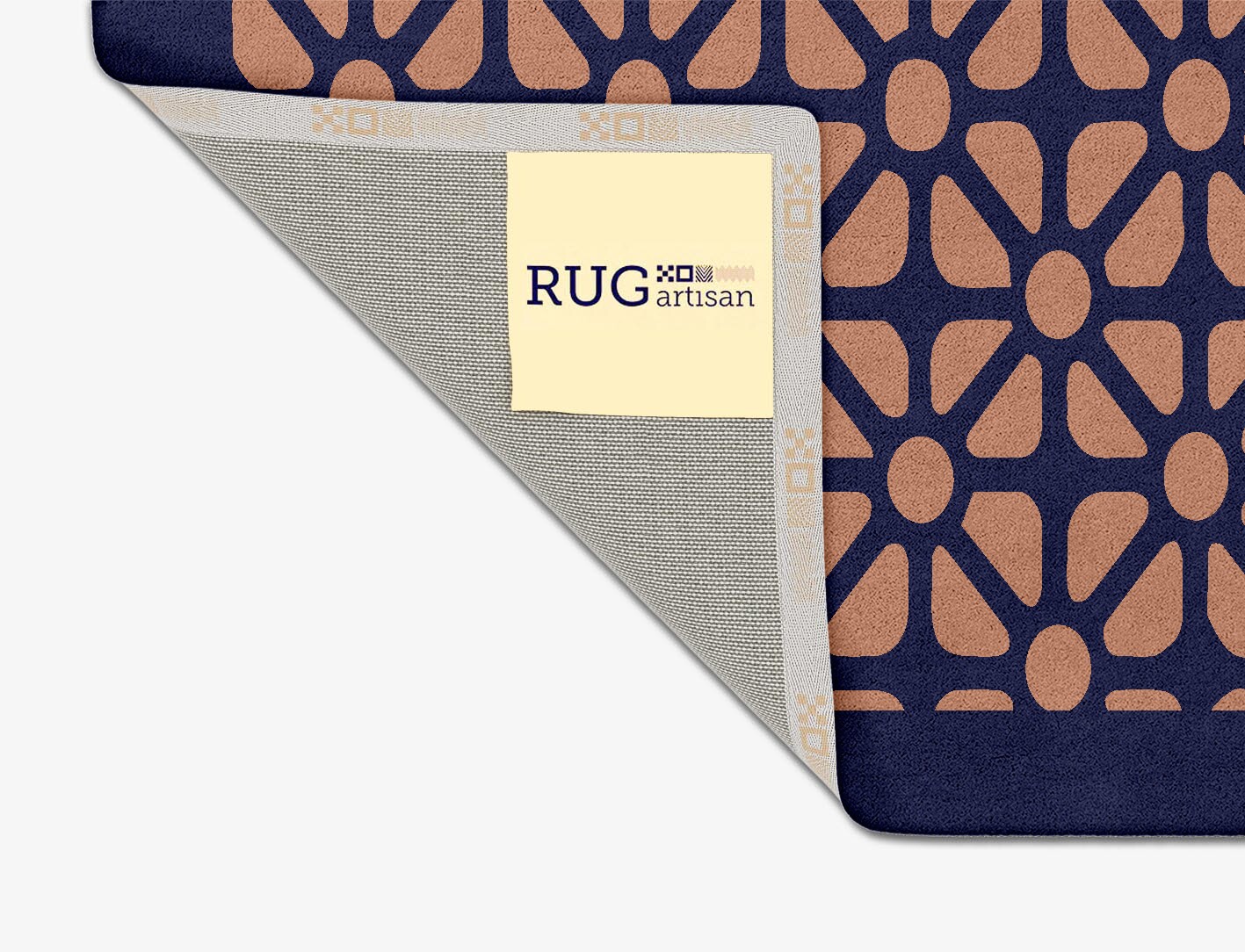 Floreale Geometric Square Hand Tufted Pure Wool Custom Rug by Rug Artisan
