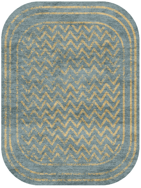 Florid  Oblong Hand Knotted Bamboo Silk Custom Rug by Rug Artisan