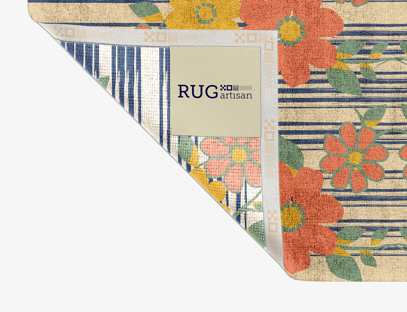 Flowerfall Floral Rectangle Hand Knotted Bamboo Silk Custom Rug by Rug Artisan