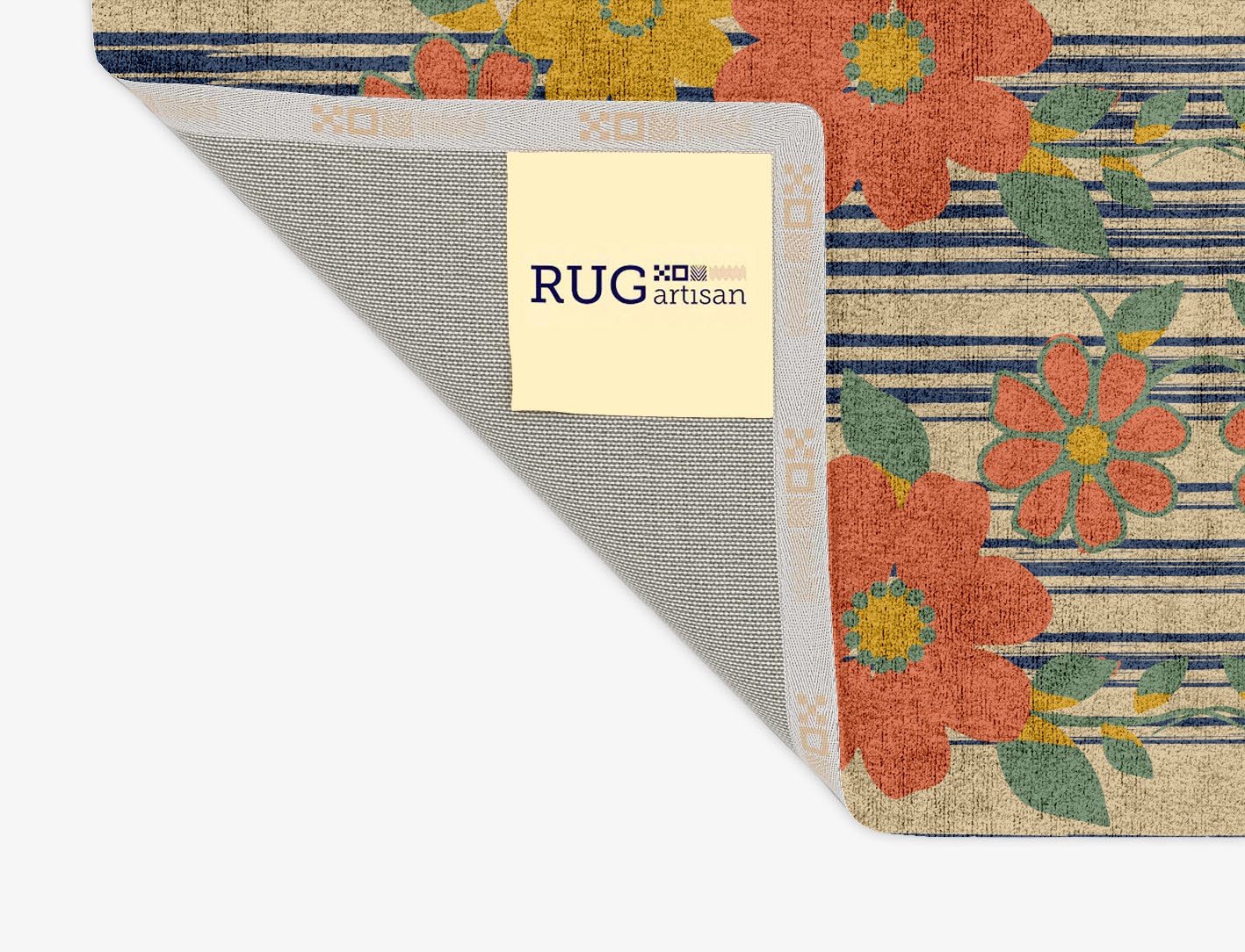 Flowerfall Floral Rectangle Hand Tufted Bamboo Silk Custom Rug by Rug Artisan