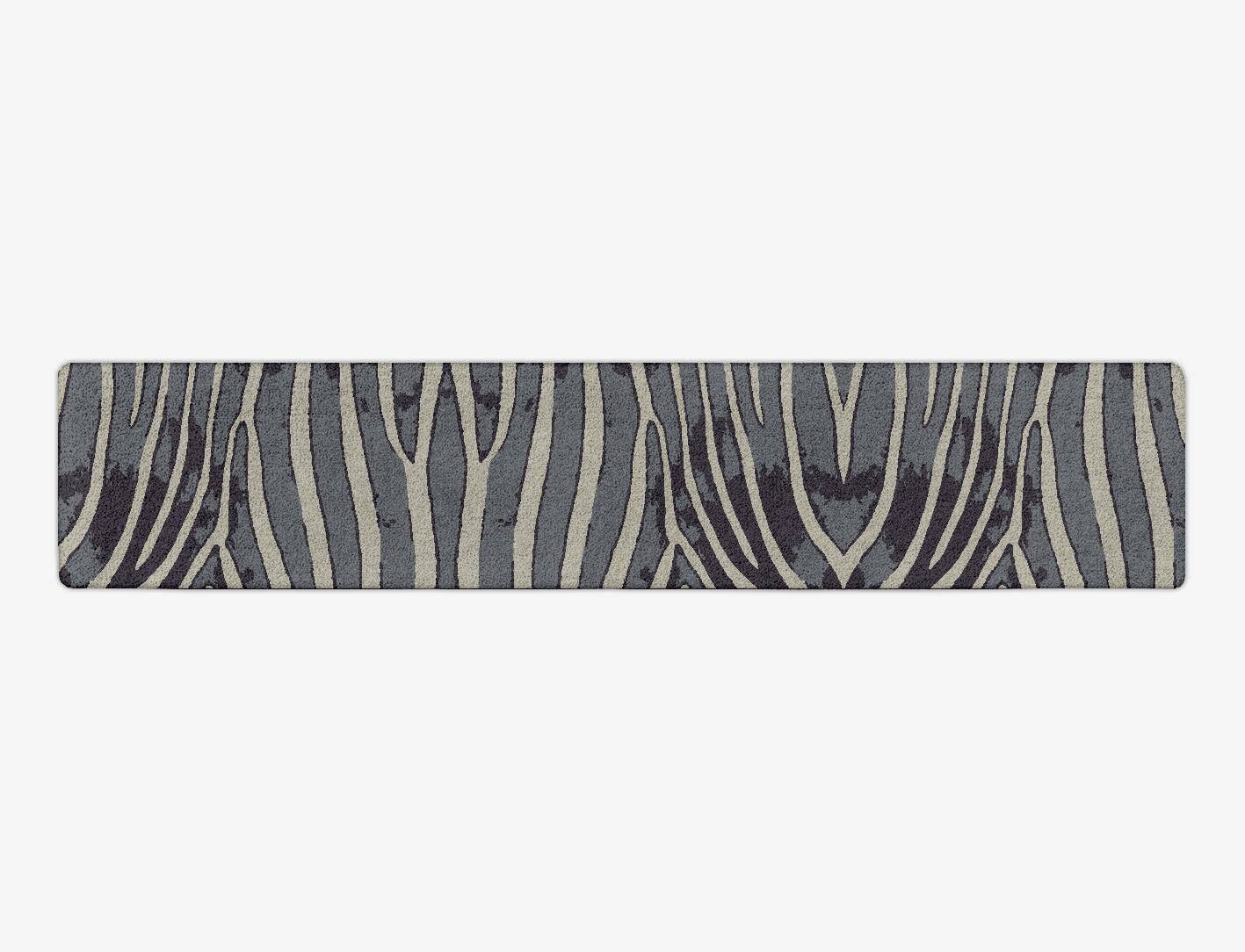 Flowy Stripes Animal Prints Runner Hand Tufted Pure Wool Custom Rug by Rug Artisan