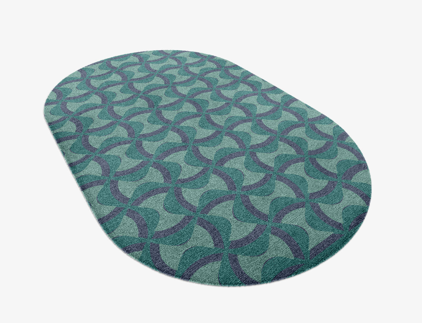 Fluid Modern Geometrics Capsule Hand Knotted Tibetan Wool Custom Rug by Rug Artisan