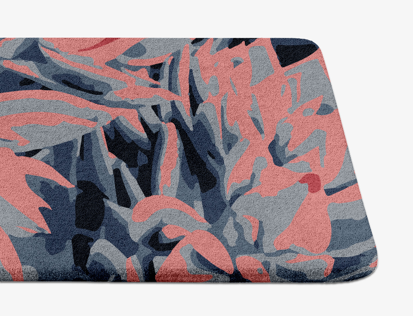 Fluorescent Floral Runner Hand Tufted Pure Wool Custom Rug by Rug Artisan