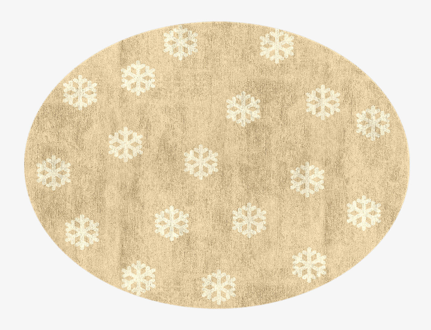Flurry Kids Oval Hand Knotted Bamboo Silk Custom Rug by Rug Artisan