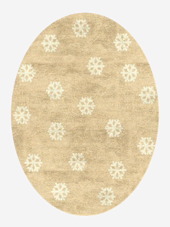 Flurry Kids Oval Hand Knotted Bamboo Silk Custom Rug by Rug Artisan