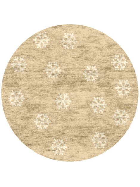 Flurry Kids Round Hand Knotted Bamboo Silk Custom Rug by Rug Artisan