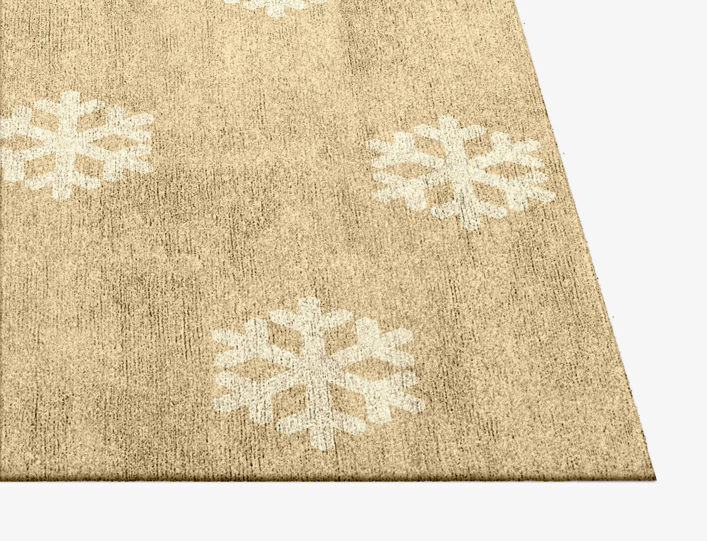 Flurry Kids Square Hand Knotted Bamboo Silk Custom Rug by Rug Artisan