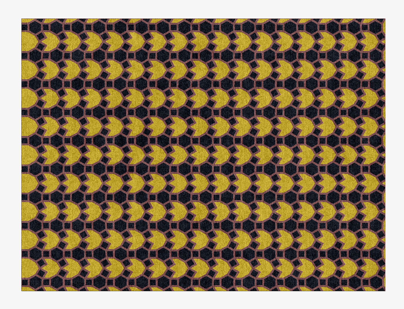 Flyroe Geometric Rectangle Hand Knotted Tibetan Wool Custom Rug by Rug Artisan
