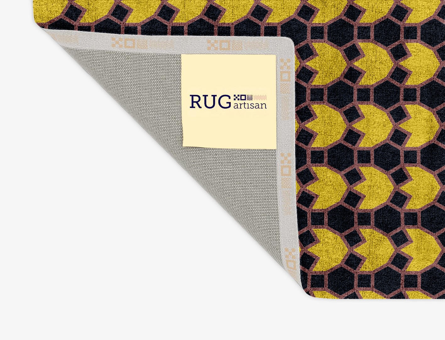 Flyroe Geometric Rectangle Hand Tufted Bamboo Silk Custom Rug by Rug Artisan
