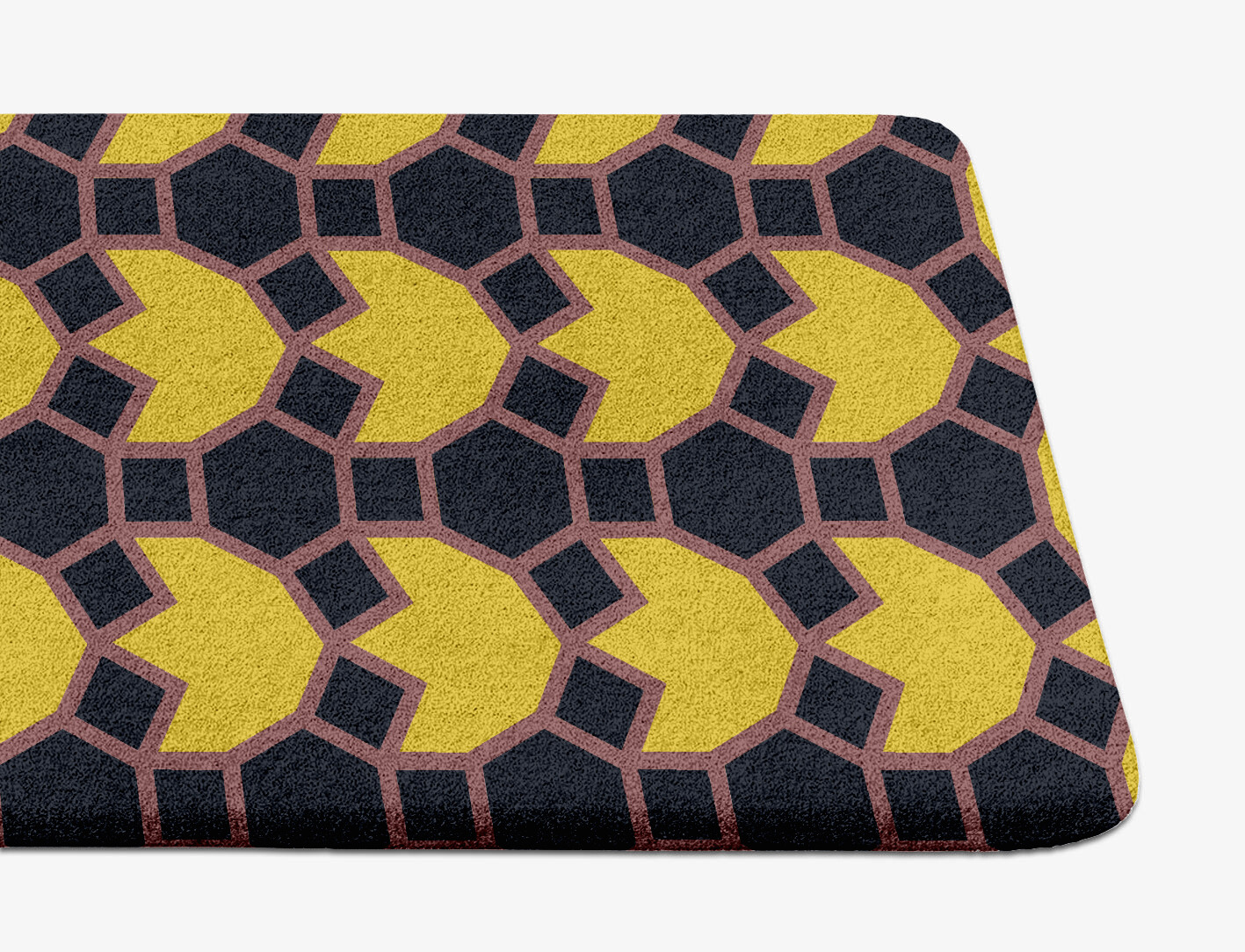 Flyroe Geometric Runner Hand Tufted Pure Wool Custom Rug by Rug Artisan