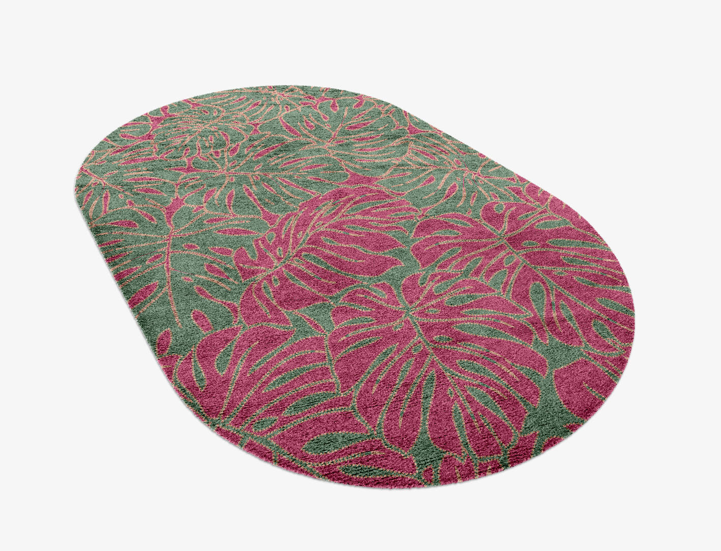 Foliage Floral Capsule Hand Knotted Bamboo Silk Custom Rug by Rug Artisan