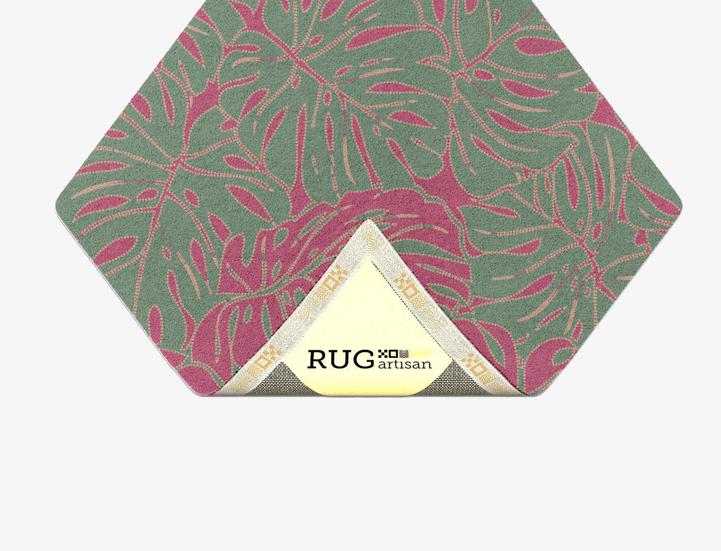 Foliage Floral Diamond Hand Tufted Pure Wool Custom Rug by Rug Artisan