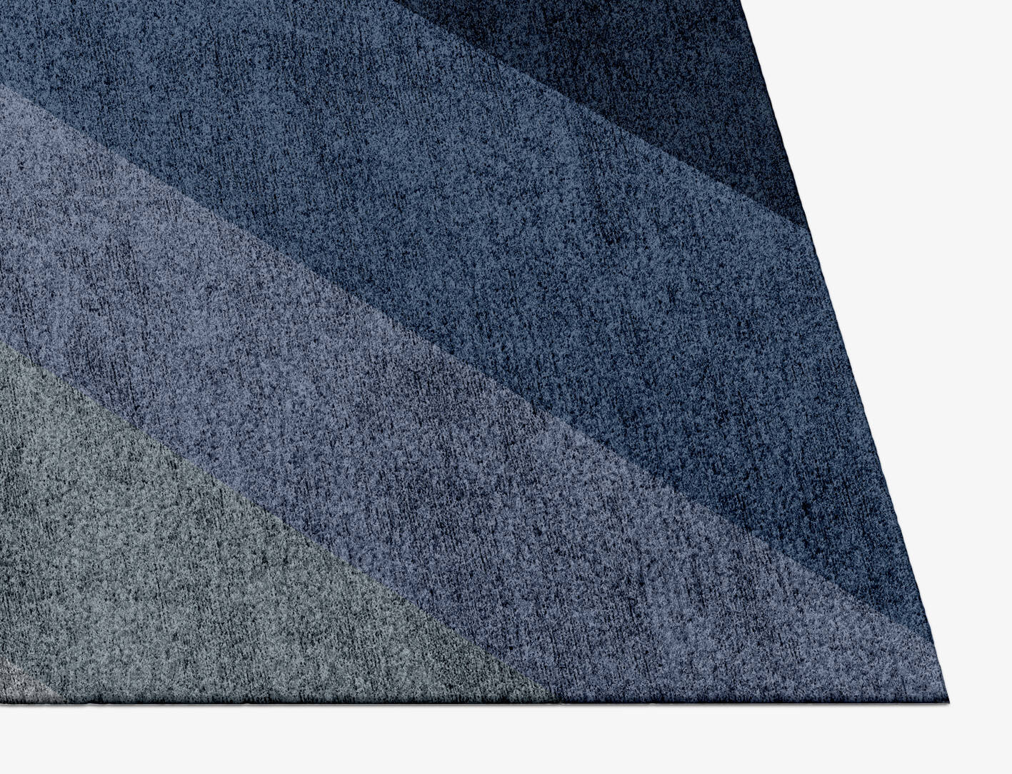 Ford Gradation Rectangle Hand Knotted Bamboo Silk Custom Rug by Rug Artisan