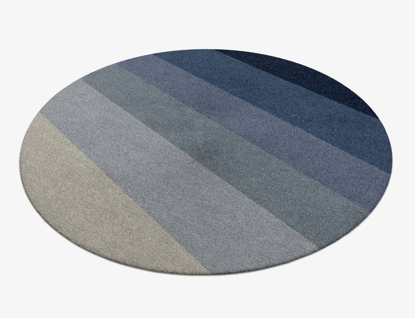 Ford Gradation Round Hand Knotted Tibetan Wool Custom Rug by Rug Artisan