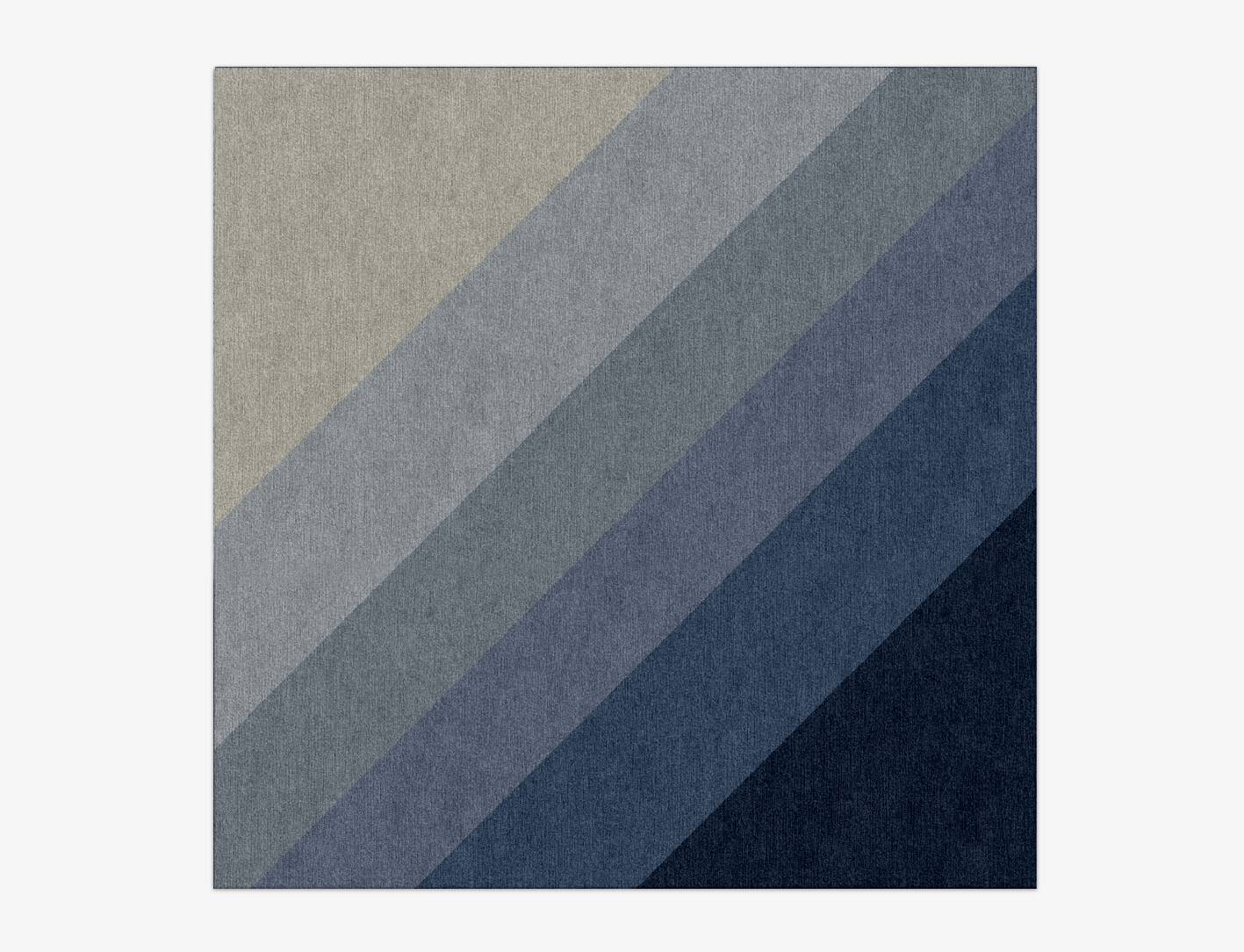Ford Gradation Square Hand Knotted Tibetan Wool Custom Rug by Rug Artisan