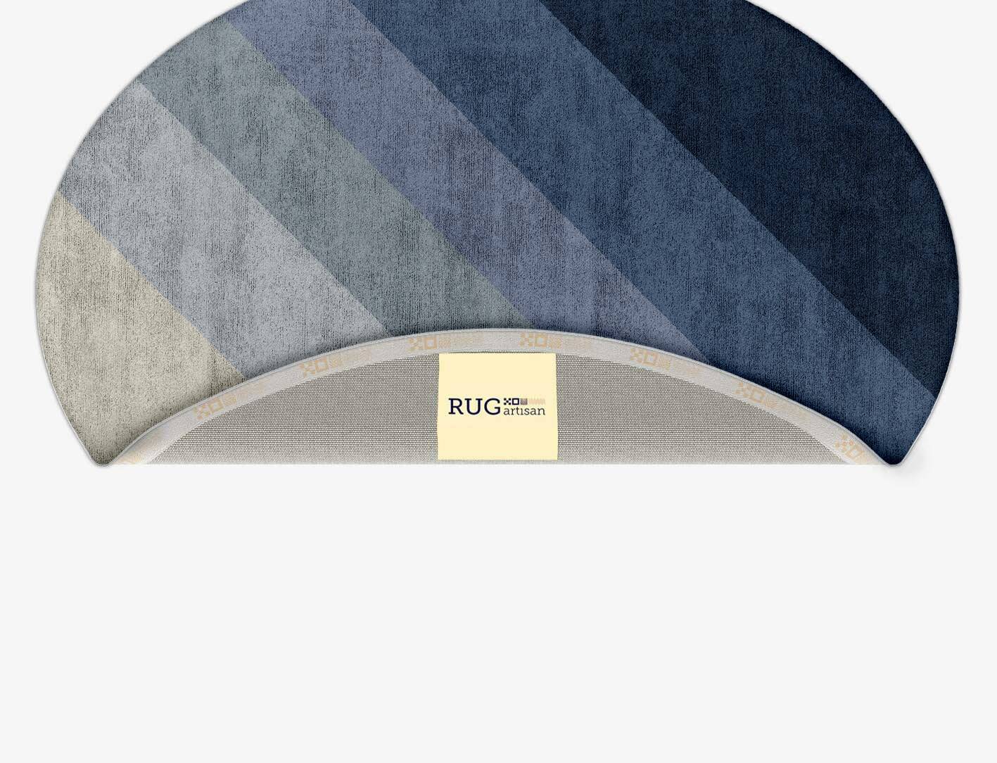 Ford Gradation Oval Hand Tufted Bamboo Silk Custom Rug by Rug Artisan