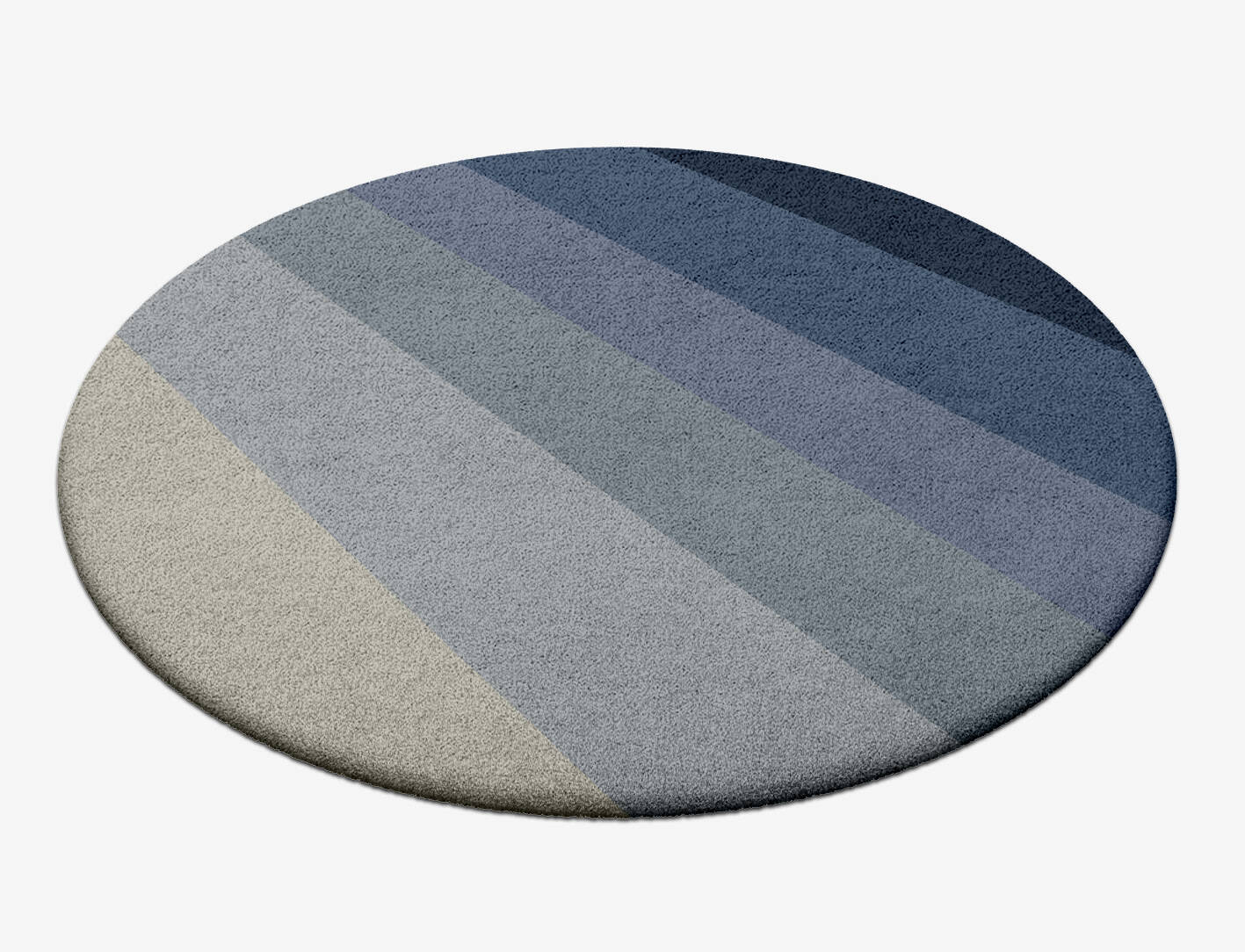 Ford Gradation Round Hand Tufted Pure Wool Custom Rug by Rug Artisan