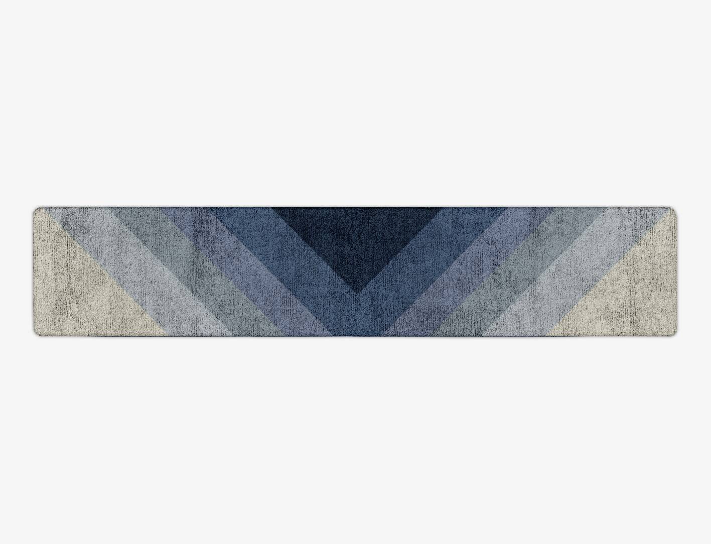 Ford Gradation Runner Hand Tufted Bamboo Silk Custom Rug by Rug Artisan
