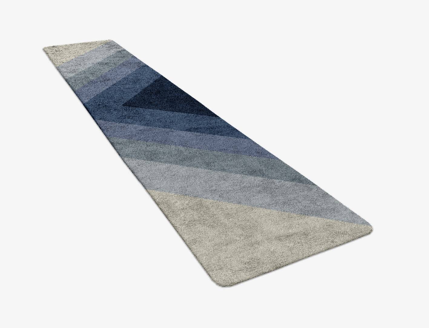 Ford Gradation Runner Hand Tufted Bamboo Silk Custom Rug by Rug Artisan