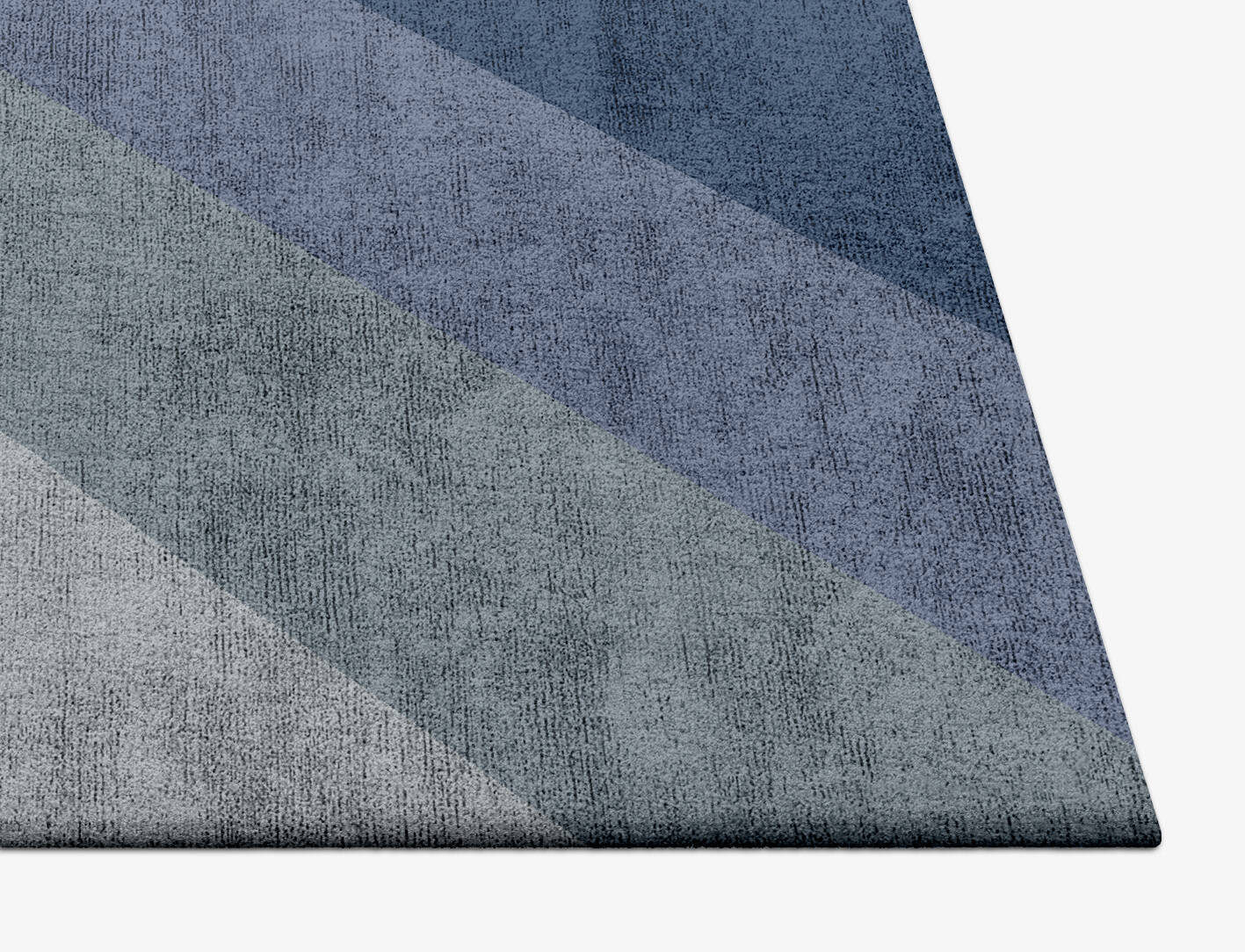 Ford Gradation Square Hand Tufted Bamboo Silk Custom Rug by Rug Artisan