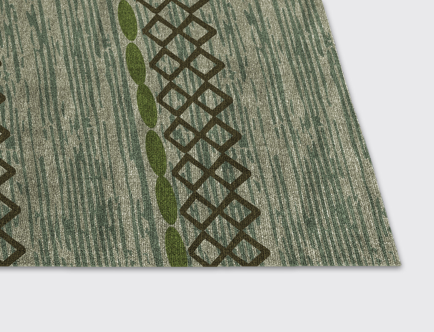 Forest Flatweaves Rectangle Flatweave Bamboo Silk Custom Rug by Rug Artisan