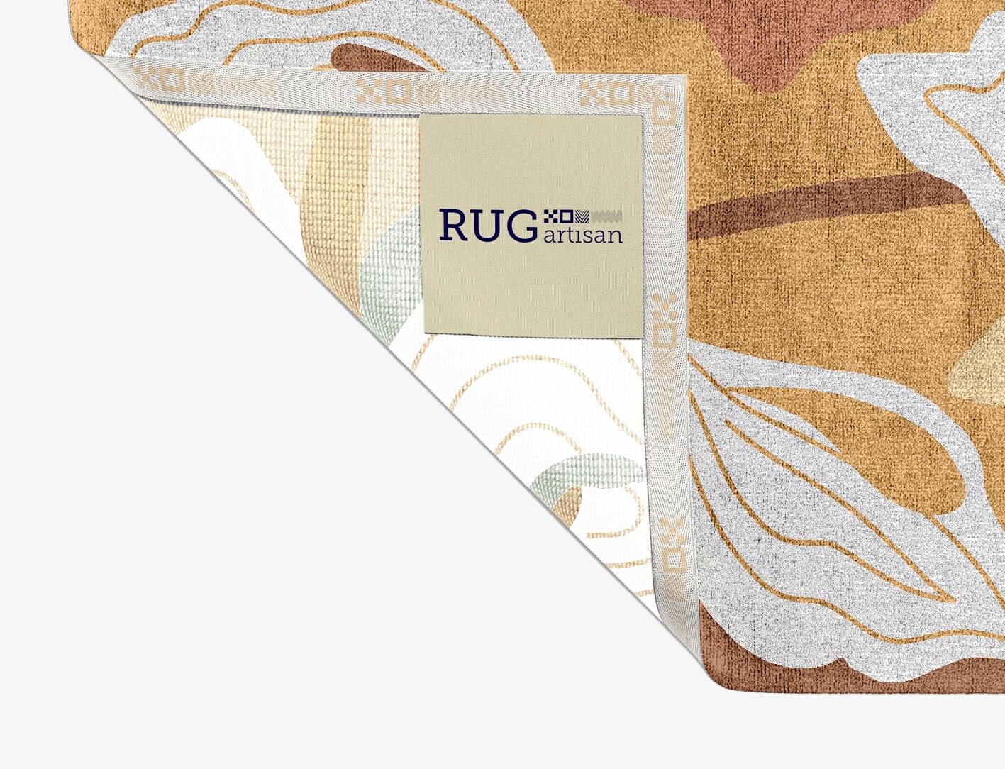 Frasera Field of Flowers Rectangle Hand Knotted Bamboo Silk Custom Rug by Rug Artisan
